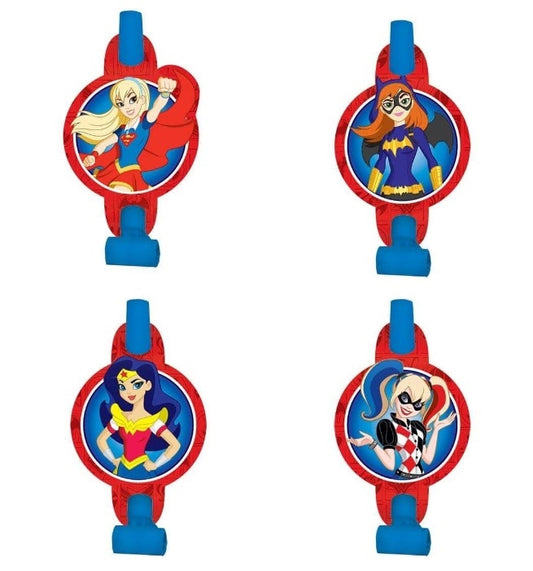 DC Super Hero Girls Party Favors Blow Outs Birthday Party Supplies 8 Per Package