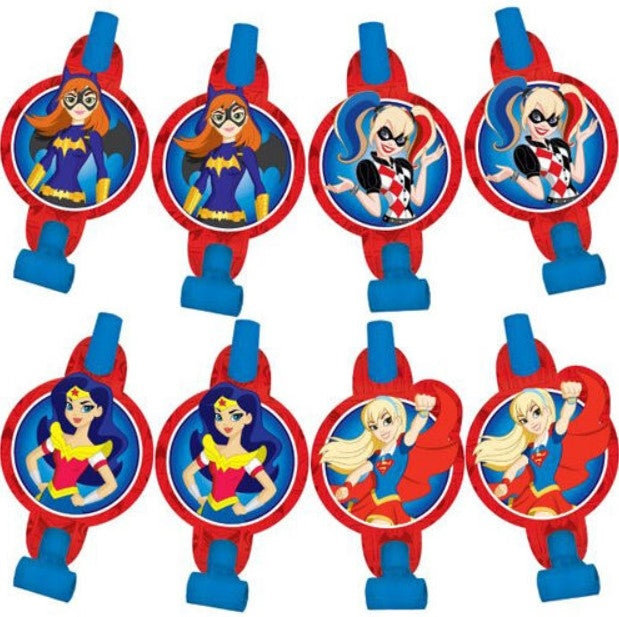 DC Super Hero Girls Party Favors Blow Outs Birthday Party Supplies 8 Per Package