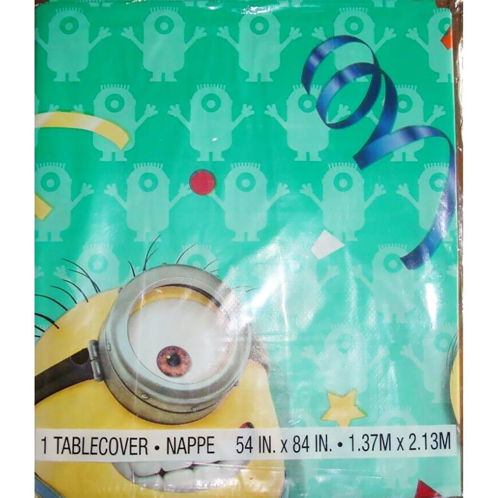 Despicable Me Table Cover Birthday Party Decor 54" x 84" 1 Per Package New