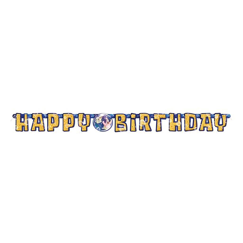 SpongeBob SquarePants Happy Birthday Banner Party Supplies Jointed NEW