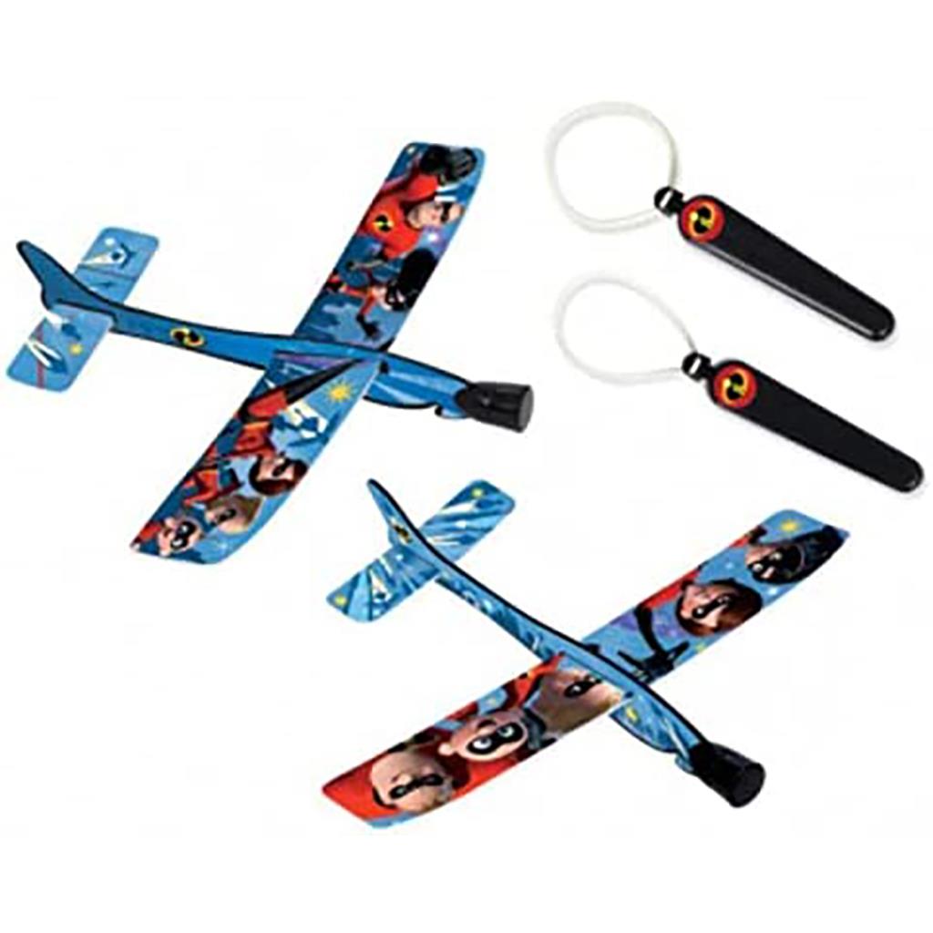 Incredibles Gliders Birthday Party Favors Accessories Toys 2 Planes Per Package