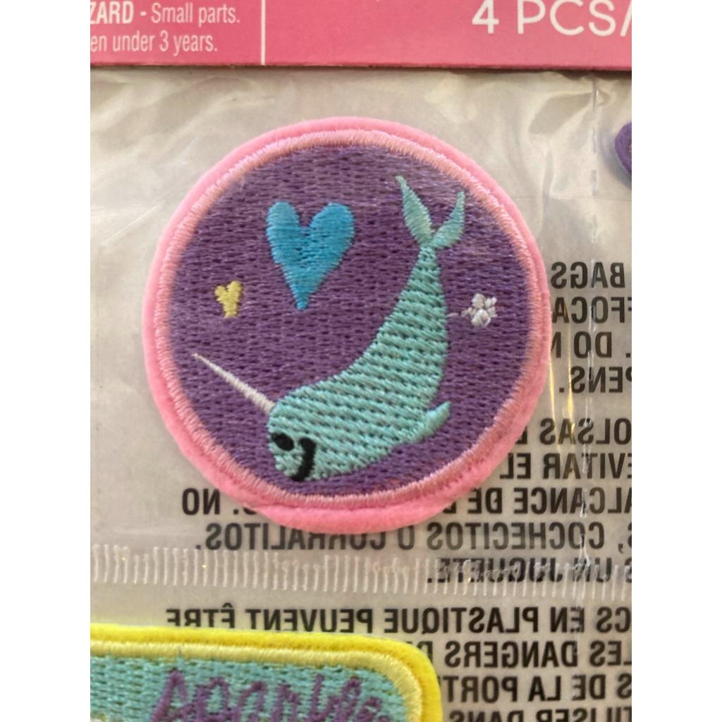 Unicorn Iron On Patches Appliques Birthday Party Favors 4 Styles Embroidered New