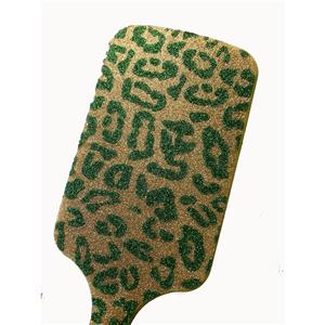 Fashion Hair Brush Animal Print Yellow & Green Leopard Print Party Favor New