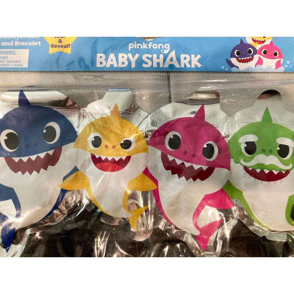 Baby Shark Surprise Toy Package Includes Necklace, Keychain, Tattoo & Bracelet