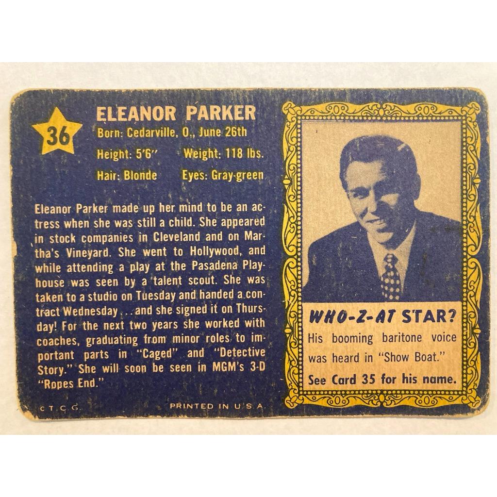 Vintage Movie Star Trading Cards Montalban Leslie Vic Damone Spencer Tracy 4