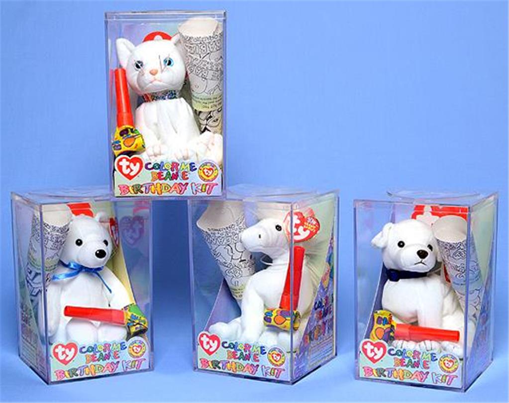 Color Me Beanie Unicorn Birthday BBOC Kit Ty Beanie Baby MWMT Collectible Retire