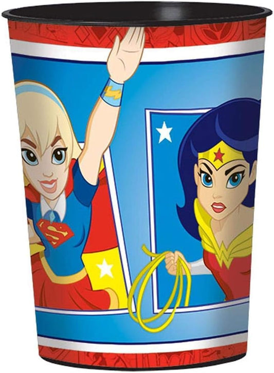 DC Super Hero Girls Keepsake Souvenir Stadium Cup Birthday Party Supplies 16 oz