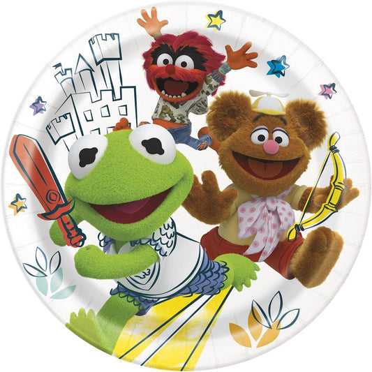 Disney Muppet Babies Sesame Street Lunch Plates Birthday Party Supplies 8 Count