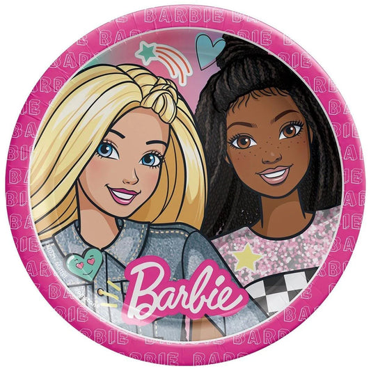Barbie Dream Together Lunch Plates Birthday Party Supplies - 8 Per Package