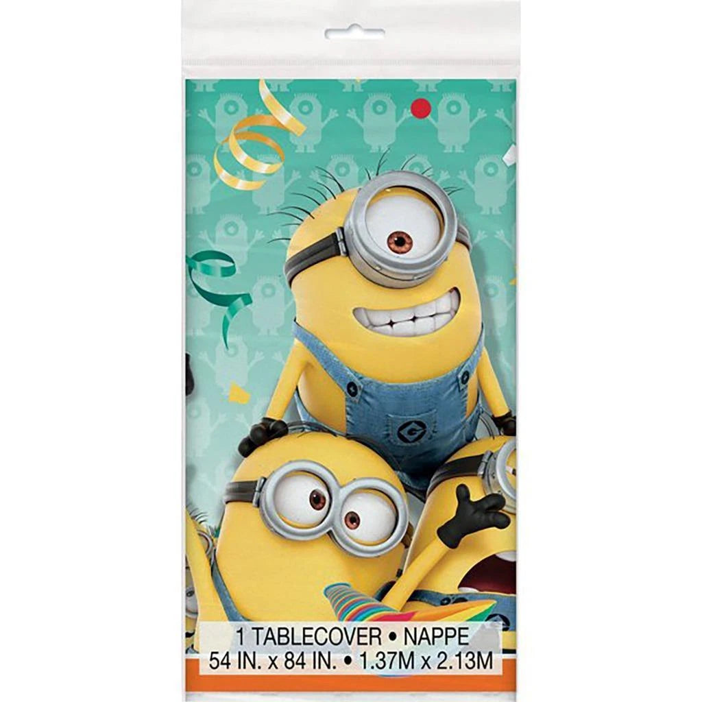Despicable Me Table Cover Birthday Party Decor 54" x 84" 1 Per Package New