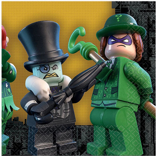 Lego Batman Dessert Beverage Napkins Birthday Party Supplies 16 Per Package NEW