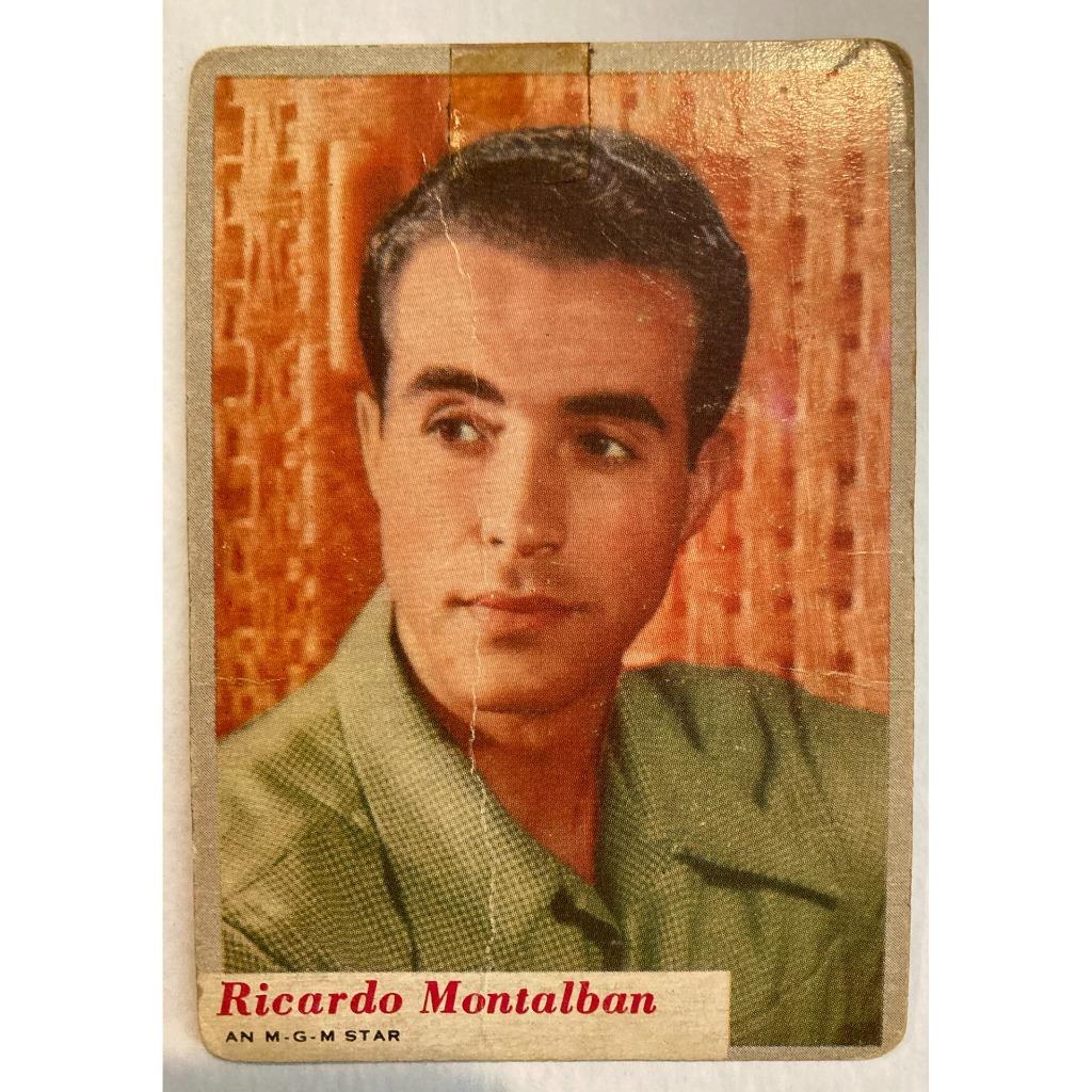 Vintage Movie Star Trading Cards Montalban Leslie Vic Damone Spencer Tracy 4