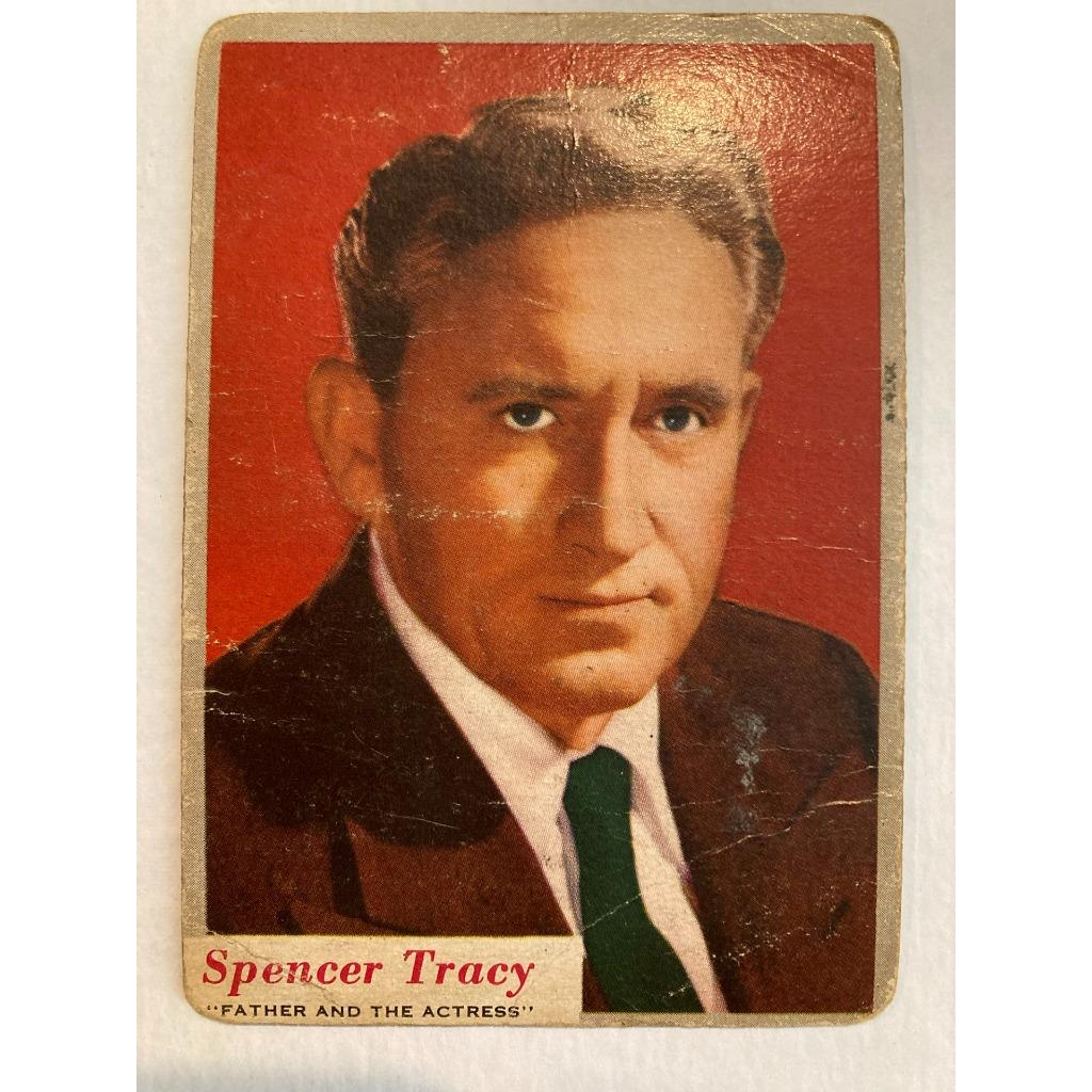 Vintage Movie Star Trading Cards Montalban Leslie Vic Damone Spencer Tracy 4