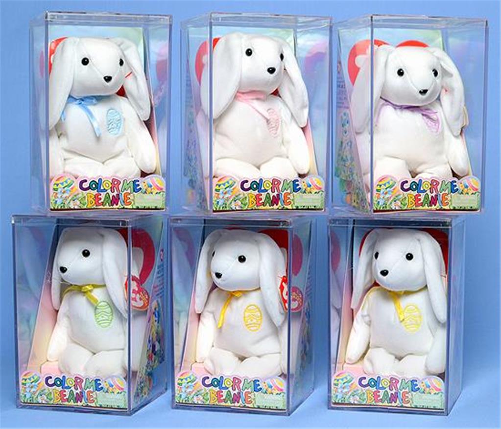 Color Me Beanie Easter Bunny BBOC Kit Ty Beanie Baby MWMT Collectible Retired