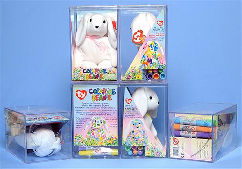 Color Me Beanie Easter Bunny BBOC Kit Ty Beanie Baby MWMT Collectible Retired