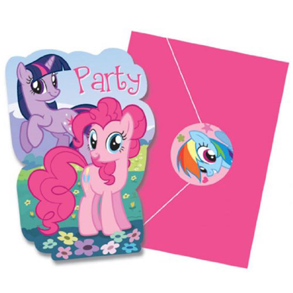 My Little Pony Friendship Invitations Envelopes Seals Stickers Birthday Party 8