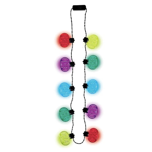 LED Light Up Necklace 30th Multicolor Birthday Party Favor Supplies 30 Inch New