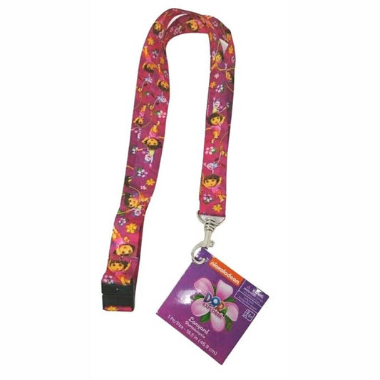 Dora The Explorer Lanyard Pink ID Holder Neck Strap Birthday Party Favor NEW