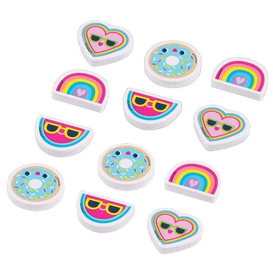 Donut Erasers Birthday Party Favors School Supplies 12 Per Package New