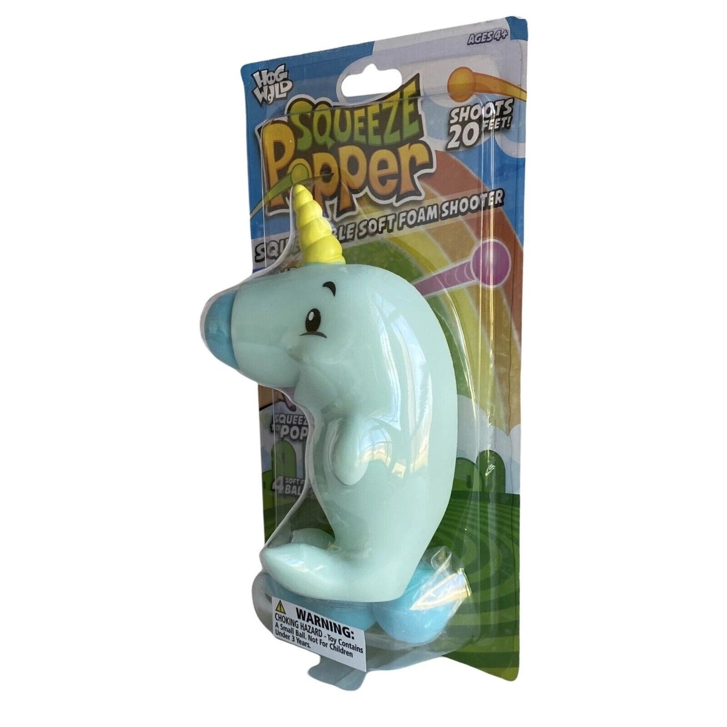 Hog Wild Squeeze Foam Ball Popper Shooter Air Powered Kids Birthday Party Favors