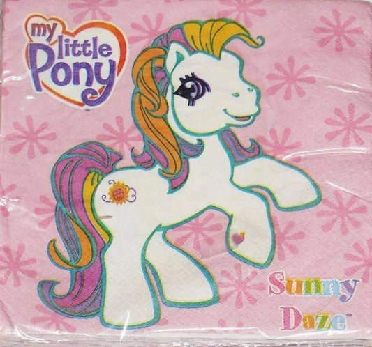 My Little Pony Sunny Daze Lunch Napkins Birthday Party Supplies 16 Per Package