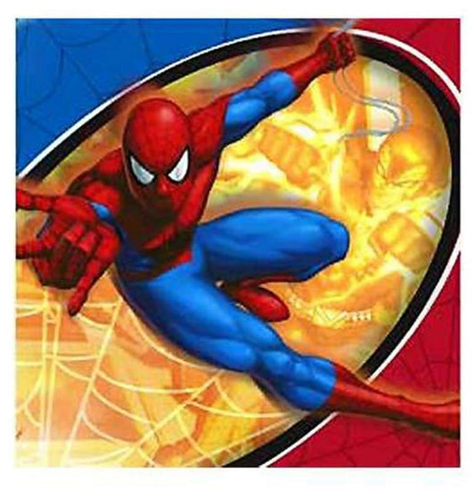 Spider-Man Spider Sense Lunch Napkins Spiderman Birthday Party Supplies 16 Ct