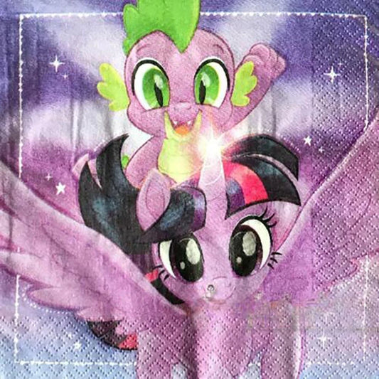 My Little Pony Movie Lunch Napkins Birthday Party Supplies 16 Per Package NEW
