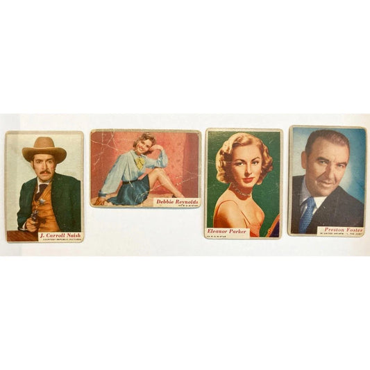 Vintage Movie Star Trading Cards Montalban Leslie Vic Damone Spencer Tracy 4