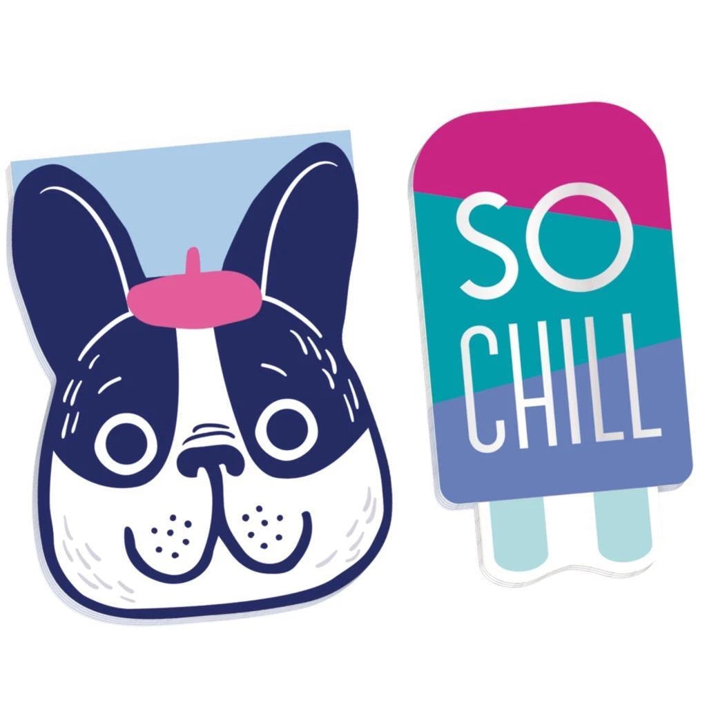 So Chill Ice Cream Dog Note Pads Birthday Party Favors Toys 1 Per Package New