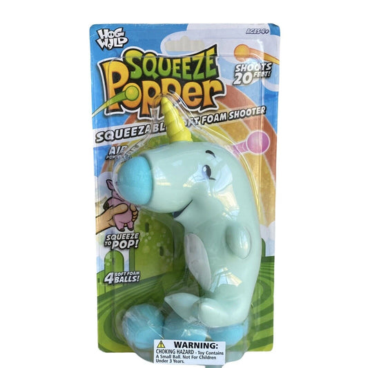 Hog Wild Squeeze Foam Ball Popper Shooter Air Powered Kids Birthday Party Favors